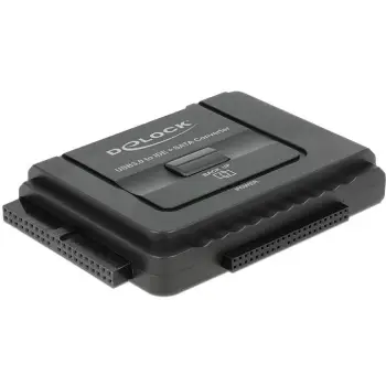 Adapter USB DELOCK Converter 3.0 në SATA 6 Gb/s / IDE 40-Pin / IDE 44-Pin – Me Funksion Backup