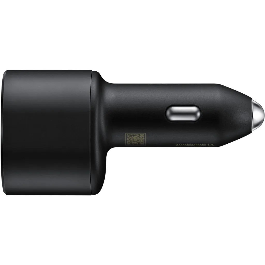 Adapter telefoni për veturë Samsung / USB‑C 45W / USB 15W – Zezë - 1