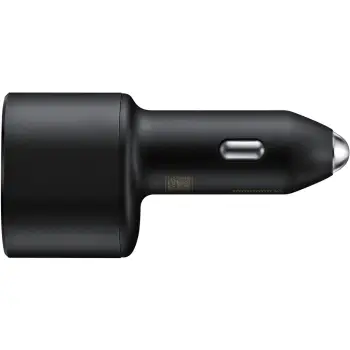 Adapter telefoni për veturë Samsung / USB‑C 45W / USB 15W – Zezë