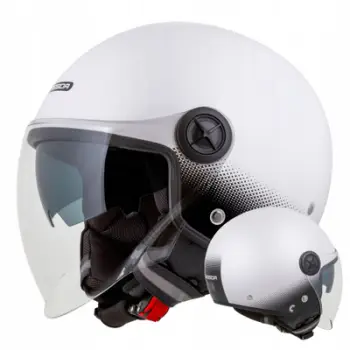 Kaska moto Cassida Handy Plus Jet, e hapur, madhësia XL, e zezë