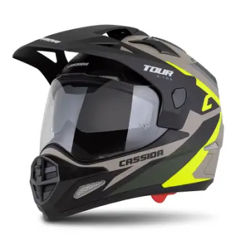 Kaska moto CASSIDA Tour 2.0 X-tra, Pinlock ready, e zezë mat