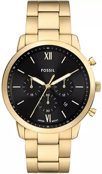 Orë dore për meshkuj Fossil Neutra Chronograph FS6093, e artë