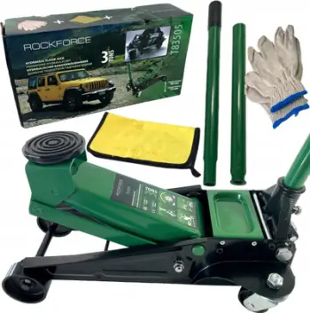 Jek hidraulik RockFORCE RF-T83505, 3T, 2 pistona, profil i ulët