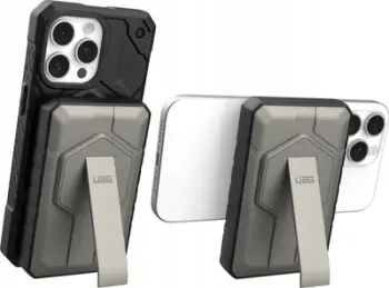 Powerbank Urban Armor Gear Rugged Portable Magnetic, 10000mAh, magnetik, i zi titanium