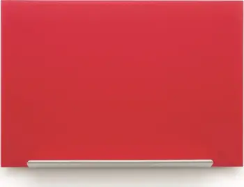 Tabelë xhami magnetike Nobo Impression Pro, 1260x710mm, e kuqe