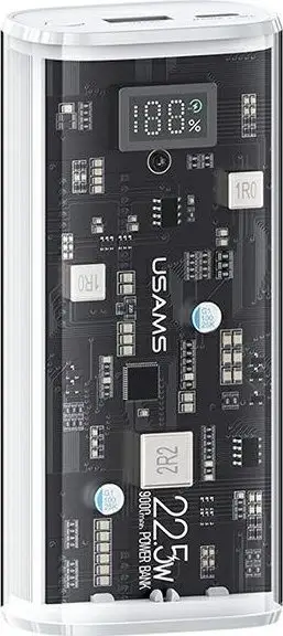 Powerbank Usams USA913, 9000mAh, karikim i shpejtë, e bardhë
