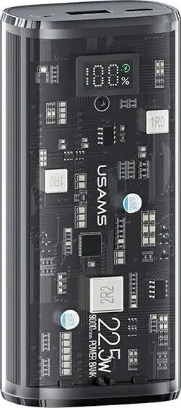 Powerbank Usams USA914, 9000mAh, karikim i shpejtë, i zi