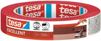 Shirit maskues Tesa Masking Excellent, 50m, 19mm, bezhë