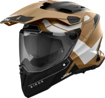 Kaskë adventure Airoh Commander 2 Reveal, XL, matt beige gri zi