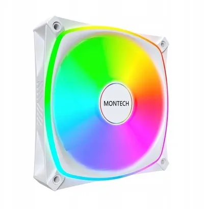 Ventilator PC Montech AX120 Pro ARGB, 120mm, PWM, i bardhë - 2