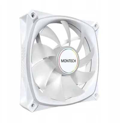 Ventilator PC Montech AX120 Pro ARGB, 120mm, PWM, i bardhë - 3