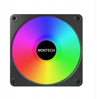Ventilator PC Montech GF120R V2 ARGB PWM, 120mm, Reverse Blade, i zi - 1