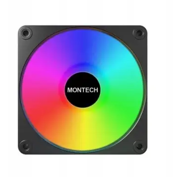 Ventilator PC Montech GF120R V2 ARGB PWM, 120mm, Reverse Blade, i zi