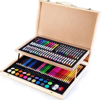 Set arti për fëmijë ART SET, 108 elemente, valixhe plastike, shumëngjyrësh