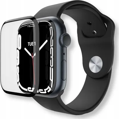 Mbrojtëse ekrani NEXT ONE 3D Clear, Apple Watch 45mm, transparente - 4
