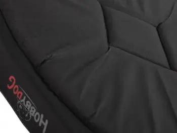 Krevati për qen Hobbydog R10 Foam Bed, material eco linen, i zi