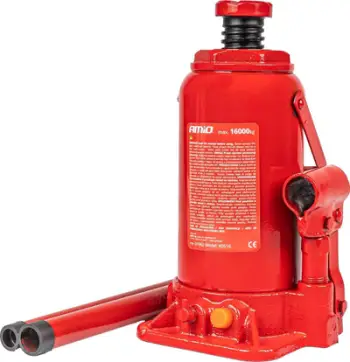 Krik hidraulik AMiO 01962, 16000 kg, lartësi 22-41.5 cm, i kuq