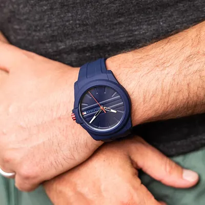 Orë dore Tommy Hilfiger 1791474, për meshkuj, analoge, çelik inox - 4