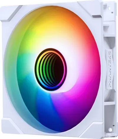 Ventilator PC Phanteks M25 Gen2, 140mm, DRGB PWM Reverse Airflow, i bardhë - 1