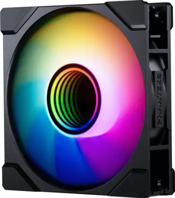 Ventilator PC Phanteks M25 Gen2 PH F120M25R, 120mm, DRGB PWM, rrjedhje e kundërt, i zi