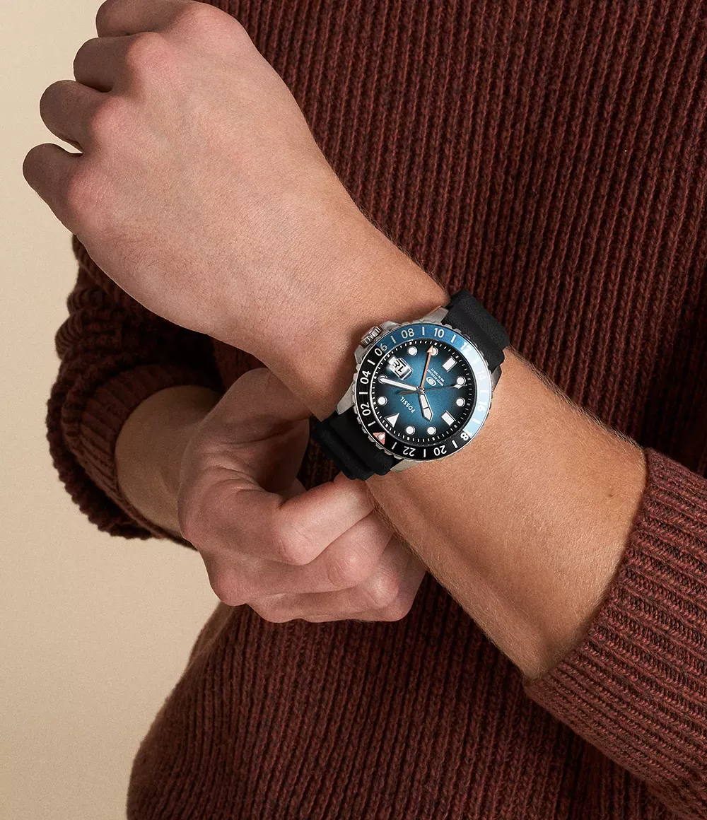 FOSSIL ORE Fossil Blue GMT FS6049 - 3