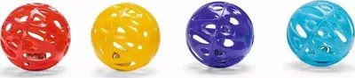 Lodër mace Beeztees Play Ball, top plastik 4 cm, ngjyrë e rastësishme - 2