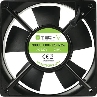 Ventilator PC Techly, 120mm, 220V, i zi - 2