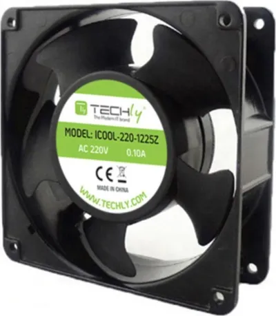 Ventilator PC Techly, 120mm, 220V, i zi - 5