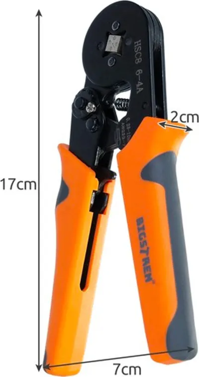 Krimpa për ferula Bigstren 22717, 0.25 10mm², set 1200 copë, blu - 2