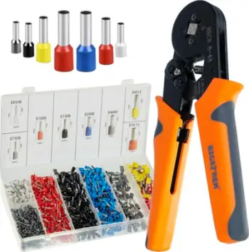 Krimpa për ferula Bigstren 22717, 0.25 10mm², set 1200 copë, blu