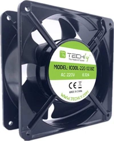 Ventilator PC Techly Fan for PC 120x120x38, 120mm, 220V, i zi - 3