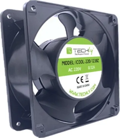 Ventilator PC Techly Fan for PC 120x120x38, 120mm, 220V, i zi - 5