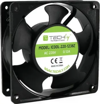 Ventilator PC Techly Fan for PC 120x120x38, 120mm, 220V, i zi
