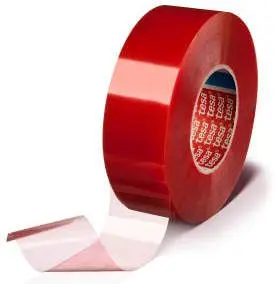 Shirit montues transparent Tesa Transparent mounting tape 5m x 19mm, ngjitës dyanësor, transparent
