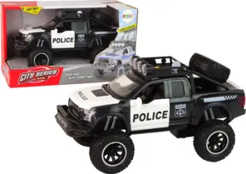 Lodër makinë policie Leantoys Raptor Off Road, 1:14, drita dhe zë, blu