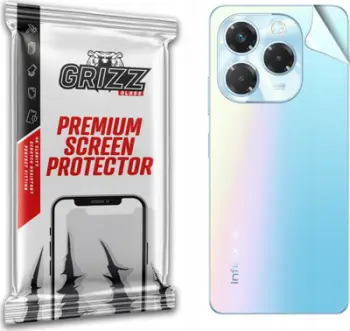 Folie mbrojtëse e pasme Grizz SatinSkin për Infinix Note 40X, anti gërvishtje, mat