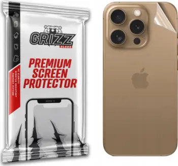 Folie mbrojtëse e pasme Grizz SatinSkin për iPhone 16 Pro Max, transparente