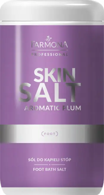 Kripë për banjë këmbësh Farmona Skin Salt Plum, relaksuese, aromë kumbulle