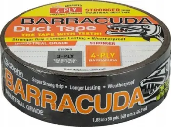 Shirit ngjitës Barracuda Repair Painter’s Tape, 48mm x 45.7m, i zi portokalli