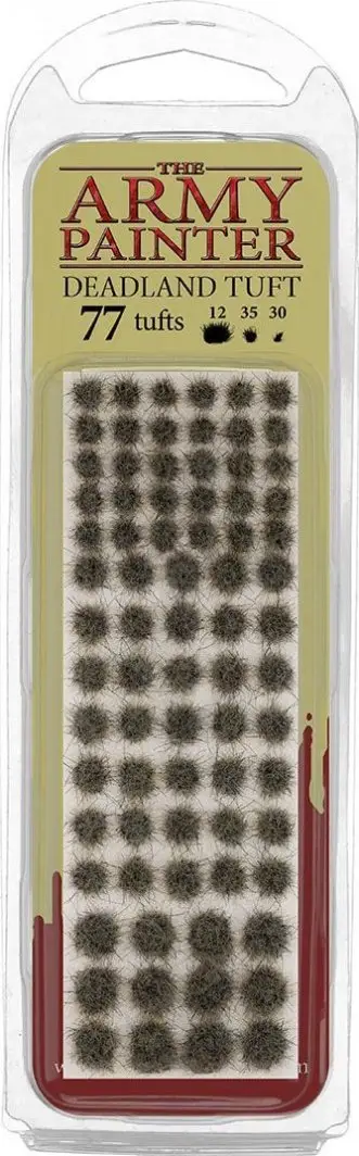 Set bar dekorativ Army Painter Deadland Tuft 77 tufa, 3 madhësi, ngjyrë e errët