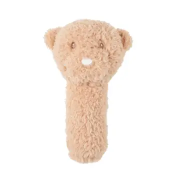Loder me zhurme Rattle Bear - 14 cm - Teddy Caramel
