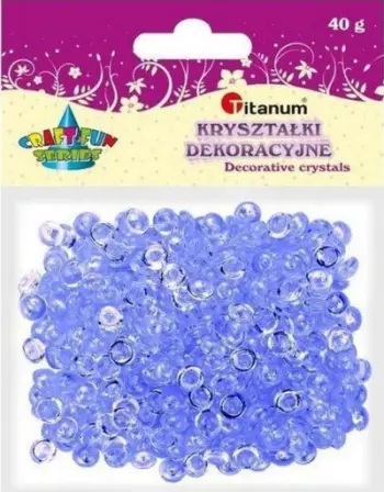 Kristale dekorative plastike Titanum, 6 mm, 48 g, lejla