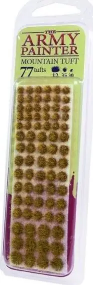 Set bari dekorativ Army Painter Mountain Tuft, 77 copë, për baza miniaturash, ngjyrë malore
