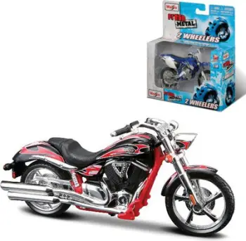 Lodër motor metalik Maisto 31300, 1:18, dizajne të ndryshme, shumëngjyrësh