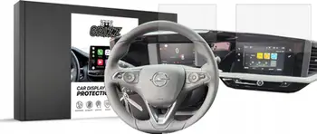 Folie mbrojtëse ekran GRIZZ 2in1 Anti-Fingerprint për Opel Mokka 2, 7", mat, transparente