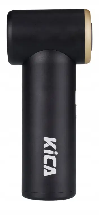 Ventilator portativ KiCA Jet Fan Mini, motor turbo, bateri me kapacitet të lartë, i zi