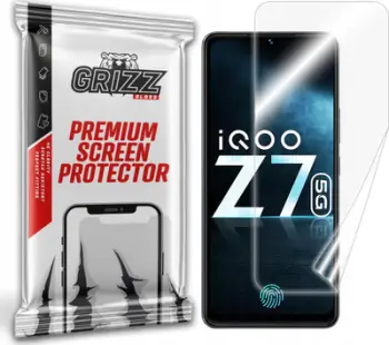 Folie mbrojtëse ekran Grizz CeramicFilm për Vivo iQOO Z7, ceramic, transparente