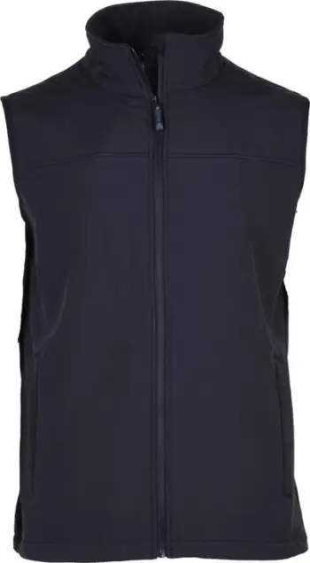 Jelek softshell Luman, 100% poliester, madhësia L, i zi me blu emerald