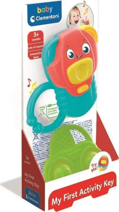 Lodër muzikore Clementoni Musical Key, 3 melodi, për foshnje 3m+ - 3