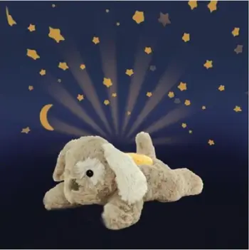 Lodër nate Cloud B Dream Buddies Patch Puppy, projektor me yje, plush, shumëngjyrëshe